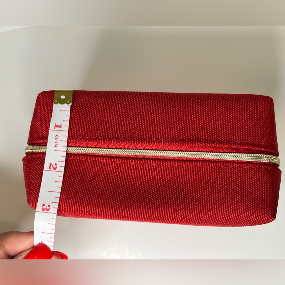 Dior Red Beauty Pouch Cosmetic Organizer Makeup - Picture 7 of 7